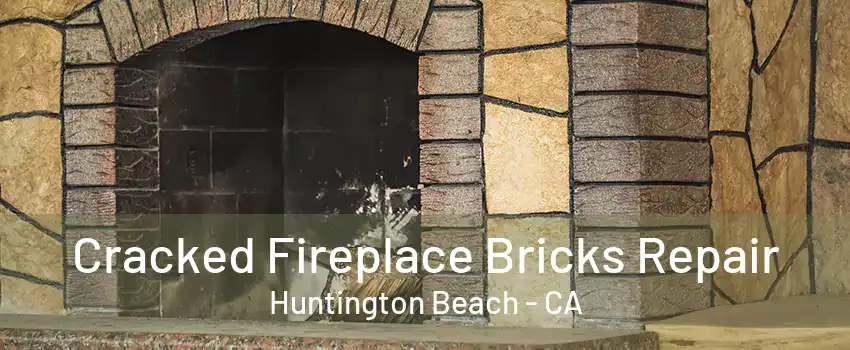 Cracked Fireplace Bricks Repair Huntington Beach - CA