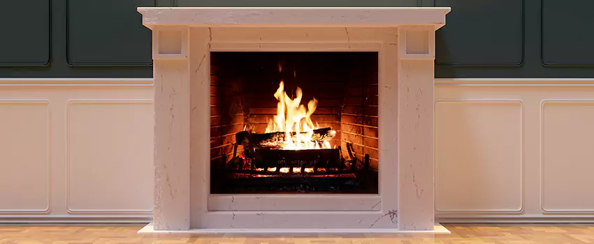 Decorative Electric Fireplace Installation in Huntington Beach, California